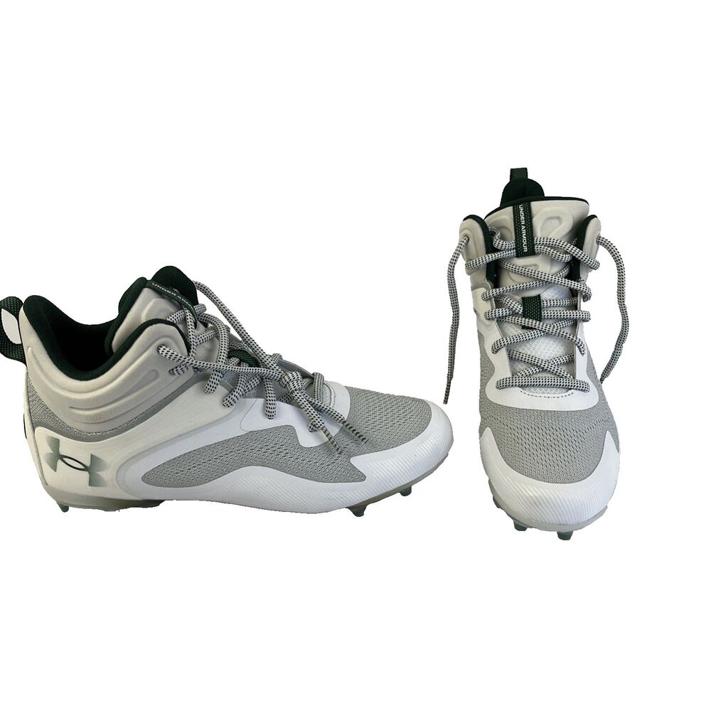 New Mens Under Armour Blur Smoke 2.0 MC Football Cleats 3027059-104 Sz 9.5 NWOB - Picture 1 of 7